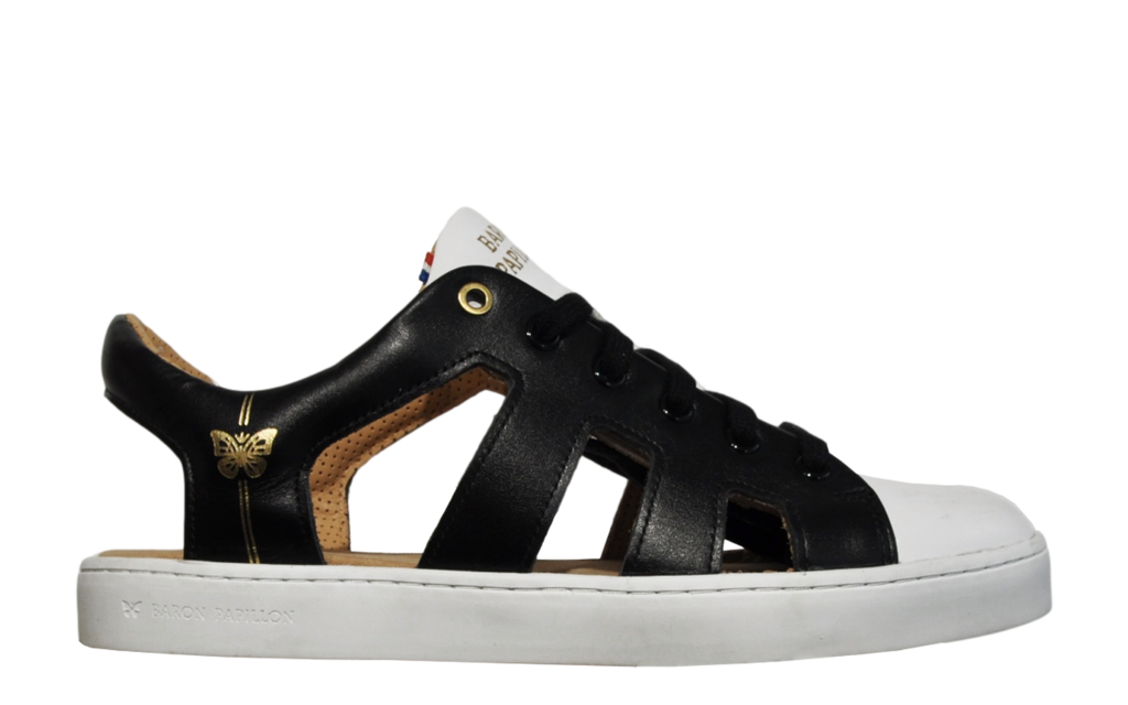 Shoes Sneaker d ete Baron Papillon Noir Baron Papillon Sneakers Made in France